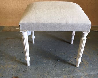 dressing table stool upholstered padded dressing table stool natural linen beige white design handmade in uk table stool etsy dressing table stool upholstered padded dressing table stool natural linen beige white design handmade in uk table stool etsy