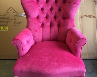 pink velvet armchair velvet chair chair provence armchair stunning handmade in uk pink velvet velvet chair etsy pink velvet armchair velvet chair chair provence armchair stunning handmade in uk pink velvet velvet chair etsy