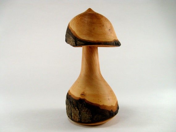Mushroom Wooden Table Decor Living Room Vivarium Decor Etsy