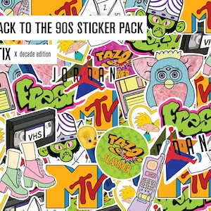 90s Nostalgia Mega Sticker Pack