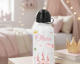 Personalisierte Prinzessinnen-Trinkflasche: Ein zauberhaftes Geschenk!