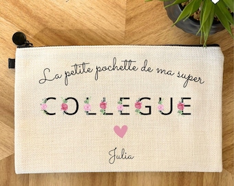 Floral Letters Colleague Gift Bag - Colleague Leaving Gift - Colleague Christmas Gift - Personalized Colleague Gift - Secret Santa Gift