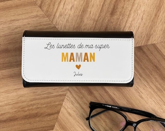 Customizable Terracotta Mom Hard Glasses Case - Personalized Mom Glasses Case - Mom Glasses Case - Mom Christmas Gift