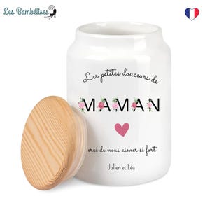Customizable Mom Cookie Jar - Personalized Mom Gift - Mom Christmas Gift - Mother's Day Gift - Useful Mom Gift
