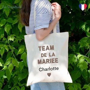 Tote Bag Personnalisable EVJF Léopard tote bag enterrement de vie de jeune fille accessoire evjf personnalisé image 8