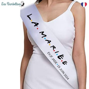 Echarpe Evjf Personnalisable Série - Accessoire EVJF - Echarpe personnalisé EVJF