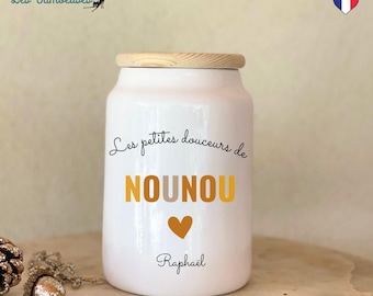 Customizable Terracotta Nanny Cookie Jar - End of Contract Nanny Gift - Christmas Nanny Gift - Original Nanny Gift