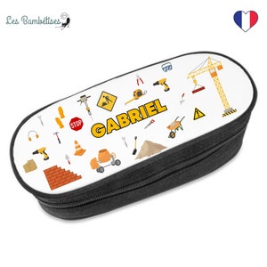 Personalized Construction Site Kit - Personalized children&#39;s school kit - Personalized school kit with first name