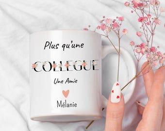 Customizable Mug More than a Colleague a Friend - Gift for Female Colleague - Gift for Colleague Leaving - Gift for Colleague Christmas - Secret Santa