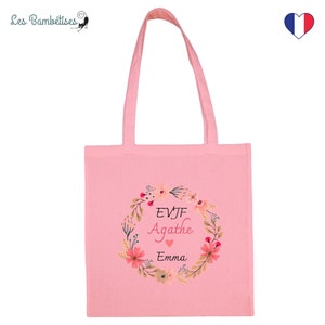 Tote Bag Personnalisable Evjf Fleurs image 7