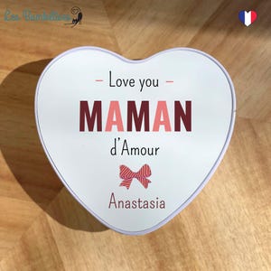 Personalized Metal Box Heart Mom Knot - Mother&#39;s Day Gift - Christmas Mom Gift - Birthday Mom Gift - Original Mother Gift