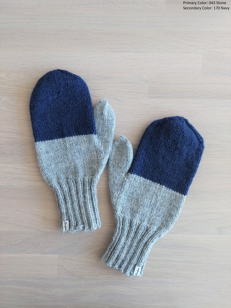 MADE TO ORDER Men's Wool Mittens Etsy