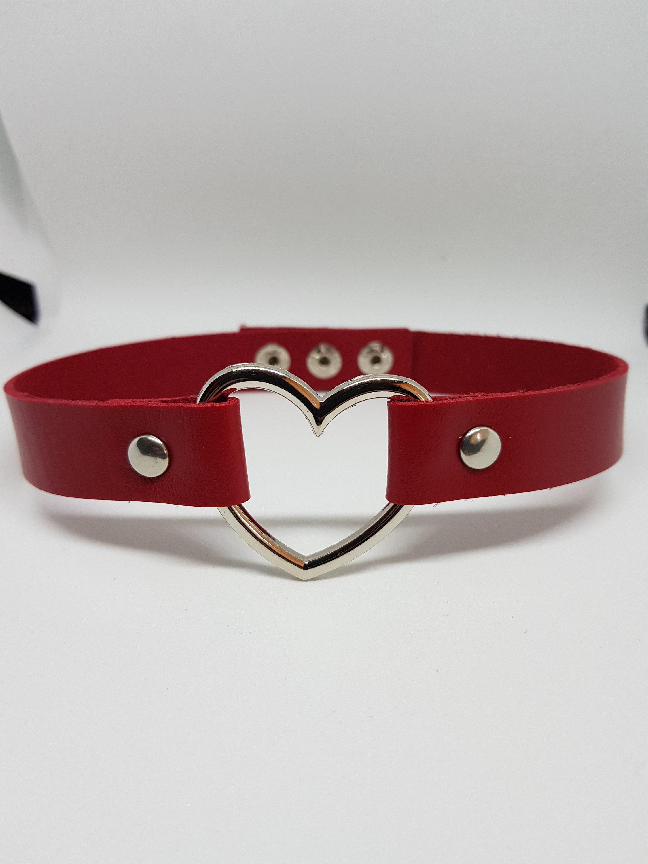 Red Heart Choker, Plus sized choker
