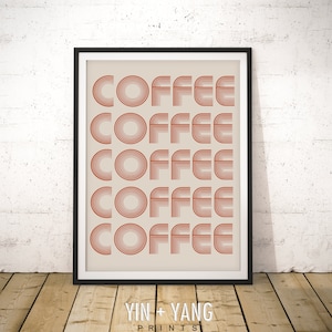 Coffee Print: Retro Kitchen Wall Art (Digital Download)