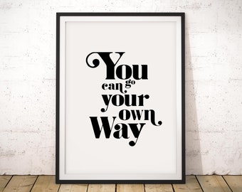 Go Your Own Way Etsy