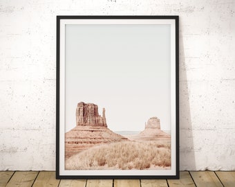 Monument Valley Desert Print: Southwestern Boho Wall Art (Digital Download)