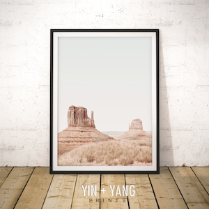 Monument-Valley-Wüste Boho-Wandkunst (Digitaler Download)