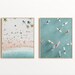 Aerial Beach Prints, Surf Print, Set Of 2 Aerial Beach Wall Art. Coastal Wall Art Set Of 2 Prints, Photography Beach Decor, Waves Print 