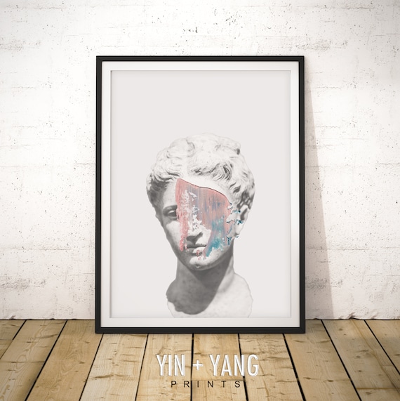 Greek Statue Print: Surrealist Fine Art (Digital Download)