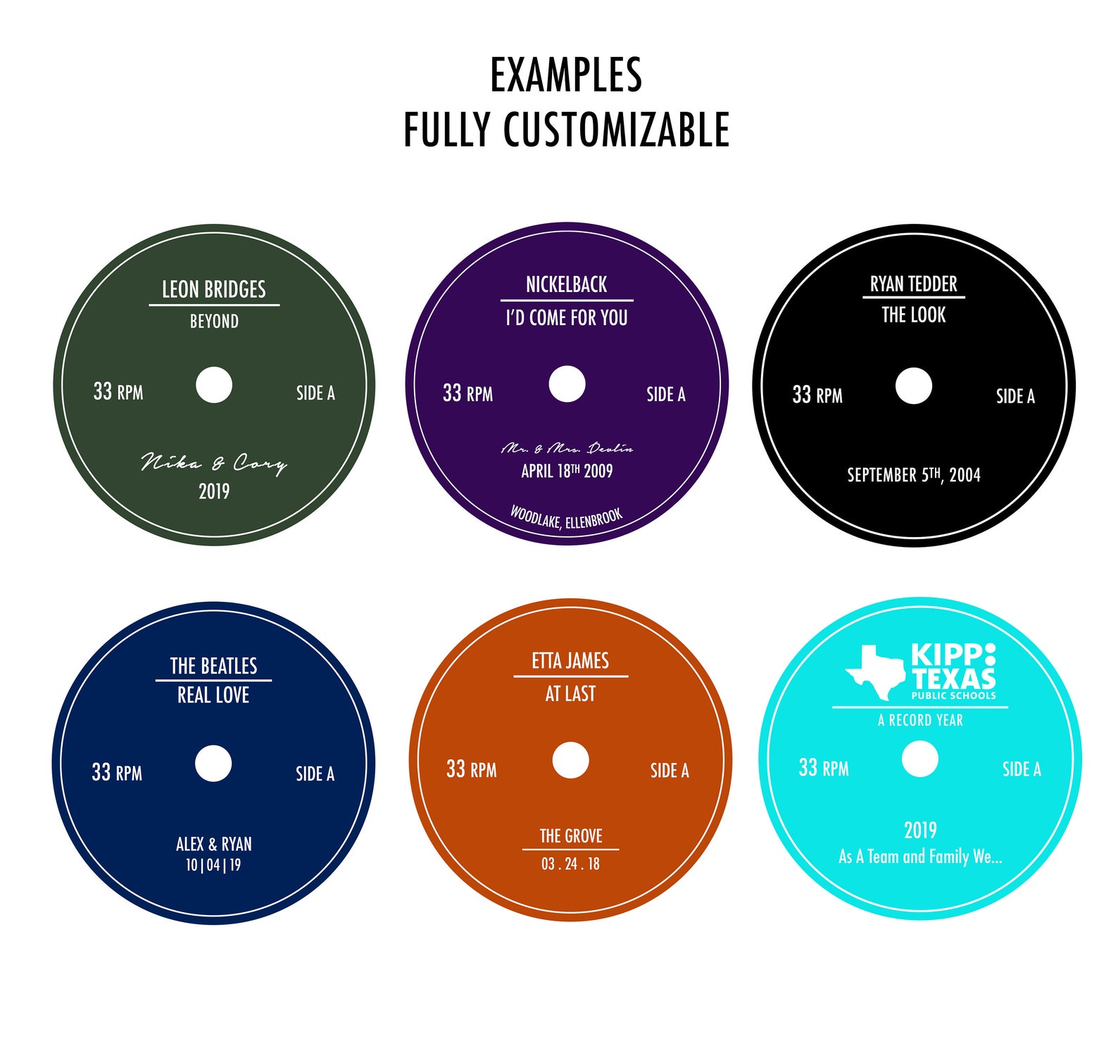 Custom Vinyl Print Vinyl Record Art Vinyl Print DIY Etsy