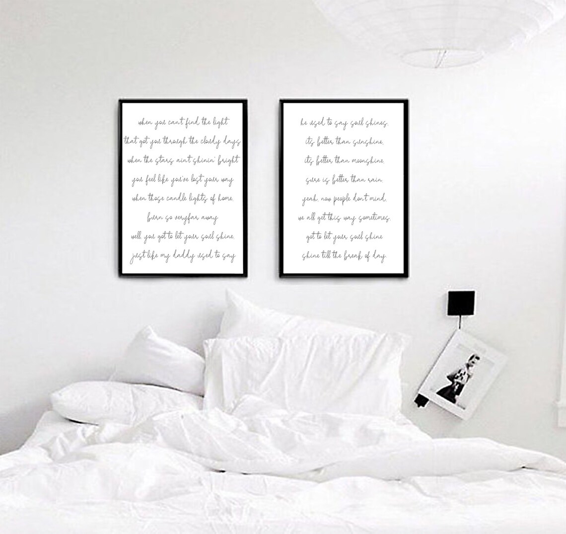 Nursery Quote Print Custom Nursery Print Set Nursery Lullaby - Etsy