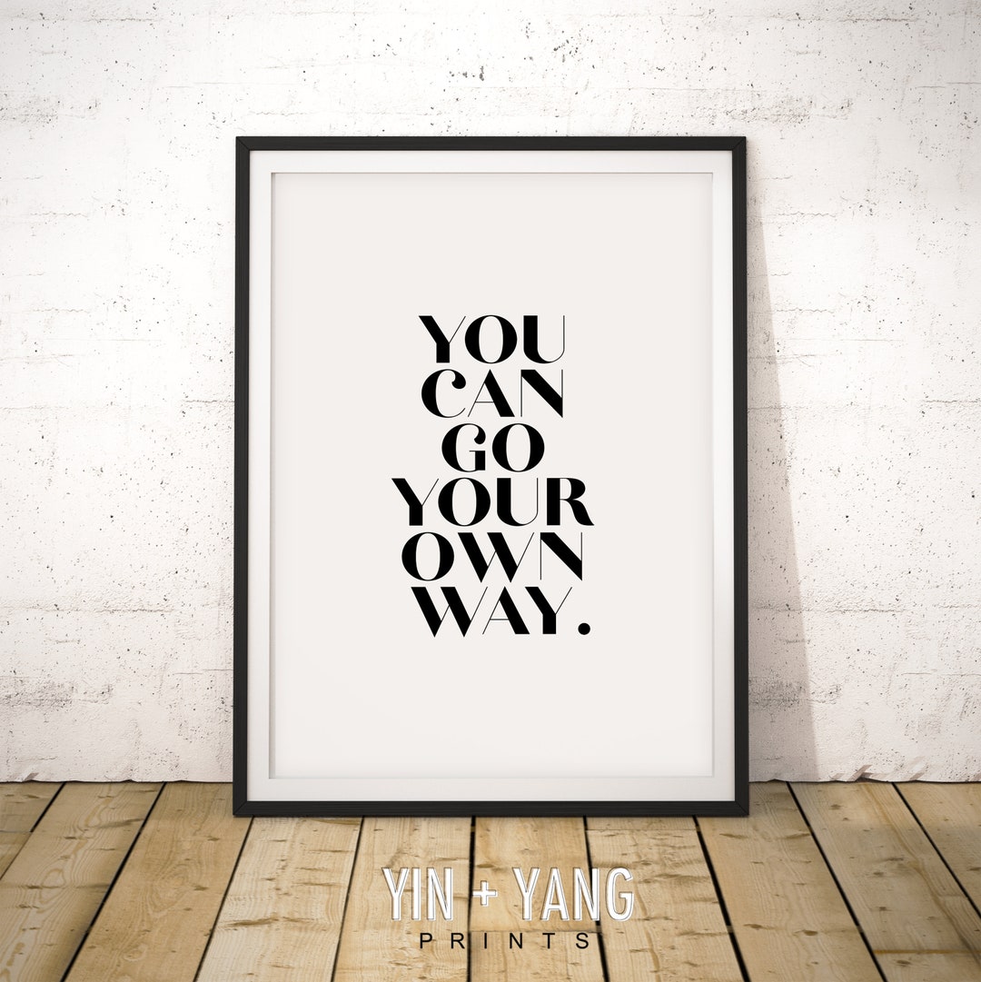 Fleetwood Mac Print, You Can Go Your Own Way, Fleetwood Mac Poster, Go