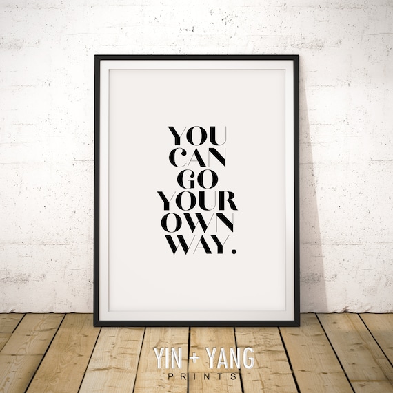 Fleetwood Mac Print You Can Go Your Own Way Fleetwood Mac Etsy