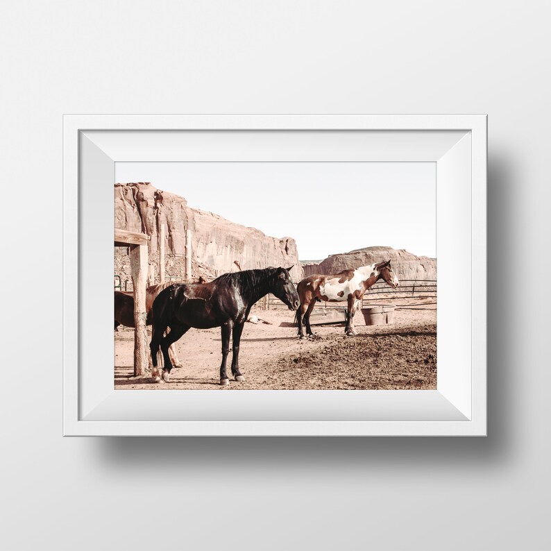 Horses Printable Horses Print Wall Art Horses Print Horses Etsy