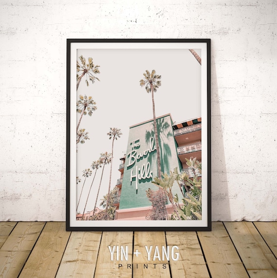 Home & Living Wall Décor Beverly Hills Hotel Los Angeles Print