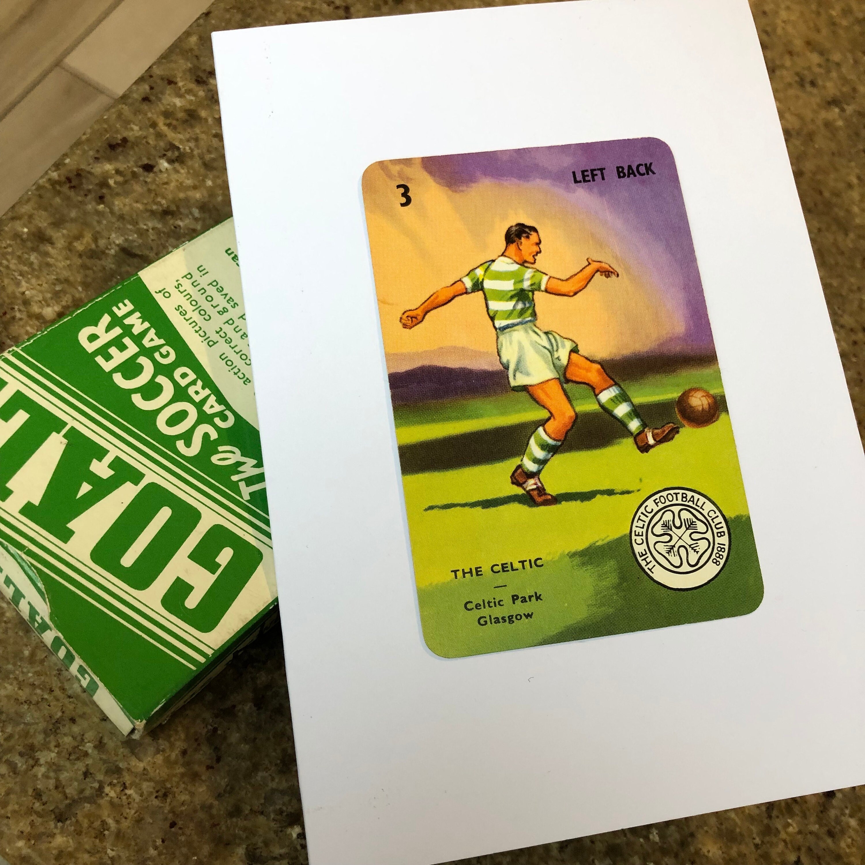 Photo 4x6 Glasgow Celtic Football Club - Années 60 - Noir Et Blanc
