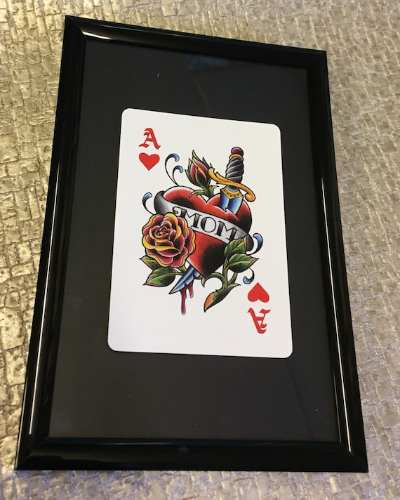 Bicycle Club Tattoo (Orange) Playing Cards – RarePlayingCards.com