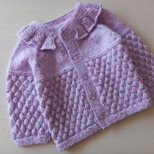 knitted baby cardigan ,knitted baby clothes, baby gift