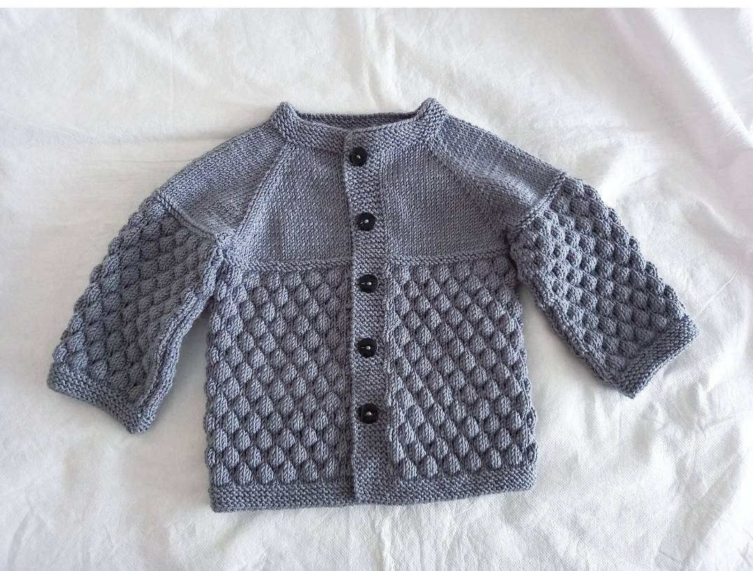 Hand Knitted Baby Boy Clothes ,knit Baby Boy Cardigan ,baby Gift,boy ...