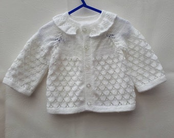 knitted baby cardigan ,knitted baby girl sweater ,kids sweater, baby gift ,girl's clothing