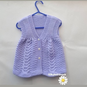 Hand knitted baby clothes,knit baby cardigan,baby sweater ,baby girl clothes