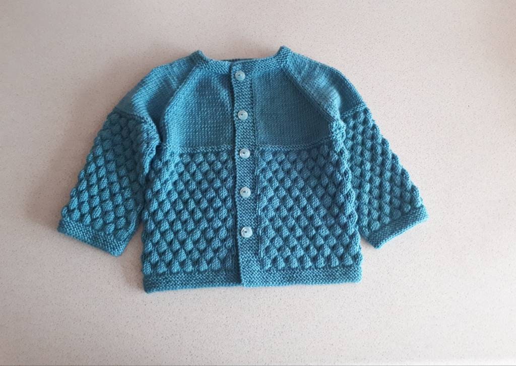 Hand knitted unisex baby cardigan knitted baby clothes baby | Etsy