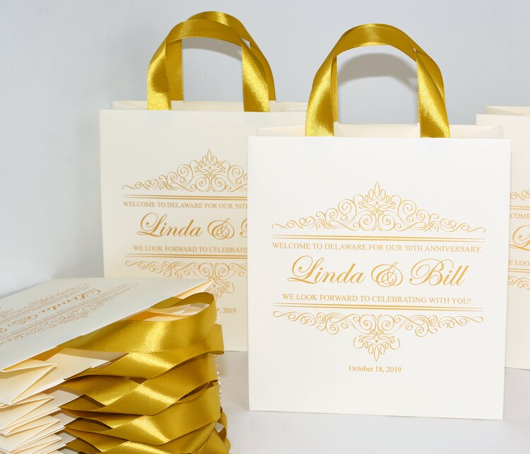 Special Sales Representative 25 Gold Wedding Bags