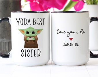 Yoda Best Sister - Etsy