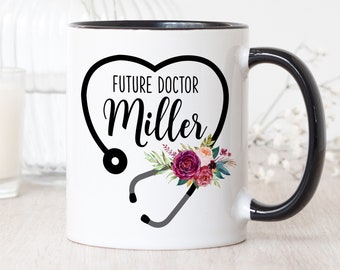 Doctor Work For Donuts Printed Mug
