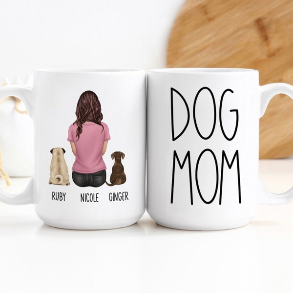 Custom Dog Mom Mug | Personalized Pet Gift