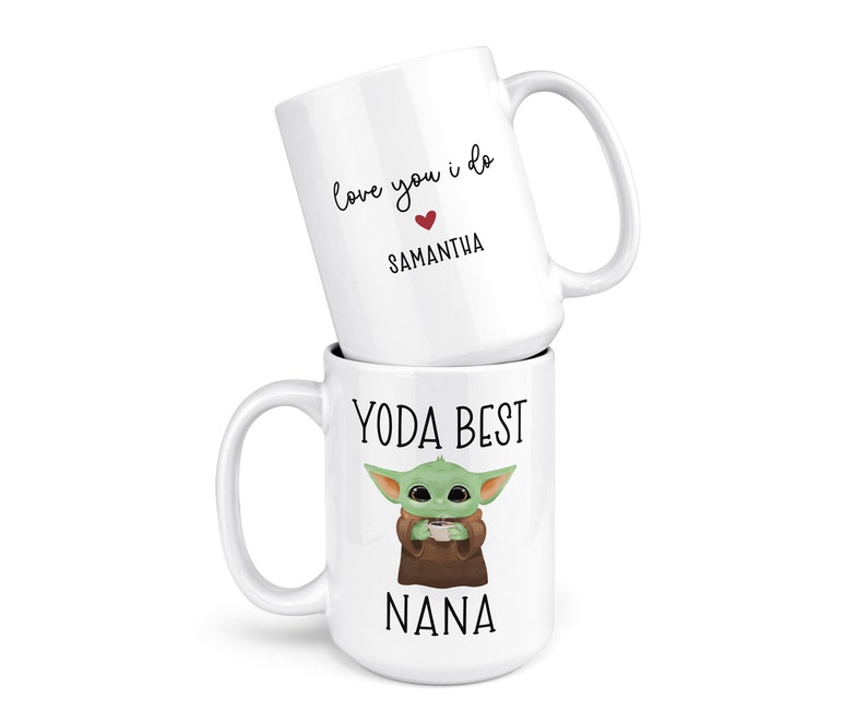 Coffee Mug Yo Da Best Nana Personalized Gift 15oz - white