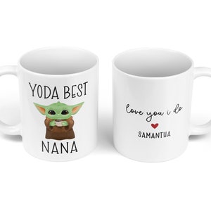 Coffee Mug Yo Da Best Nana Personalized Gift 11oz - white