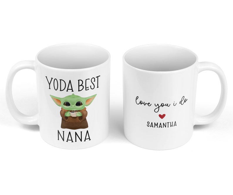 Coffee Mug Yo Da Best Nana Personalized Gift 11oz - white