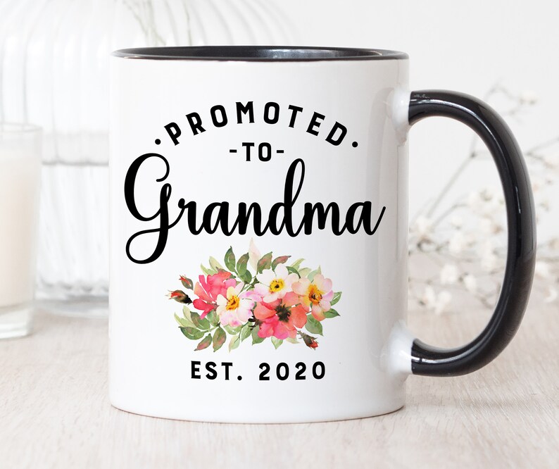 Promoted To Grandma Coffee Mug New Grandma Gift | Etsy