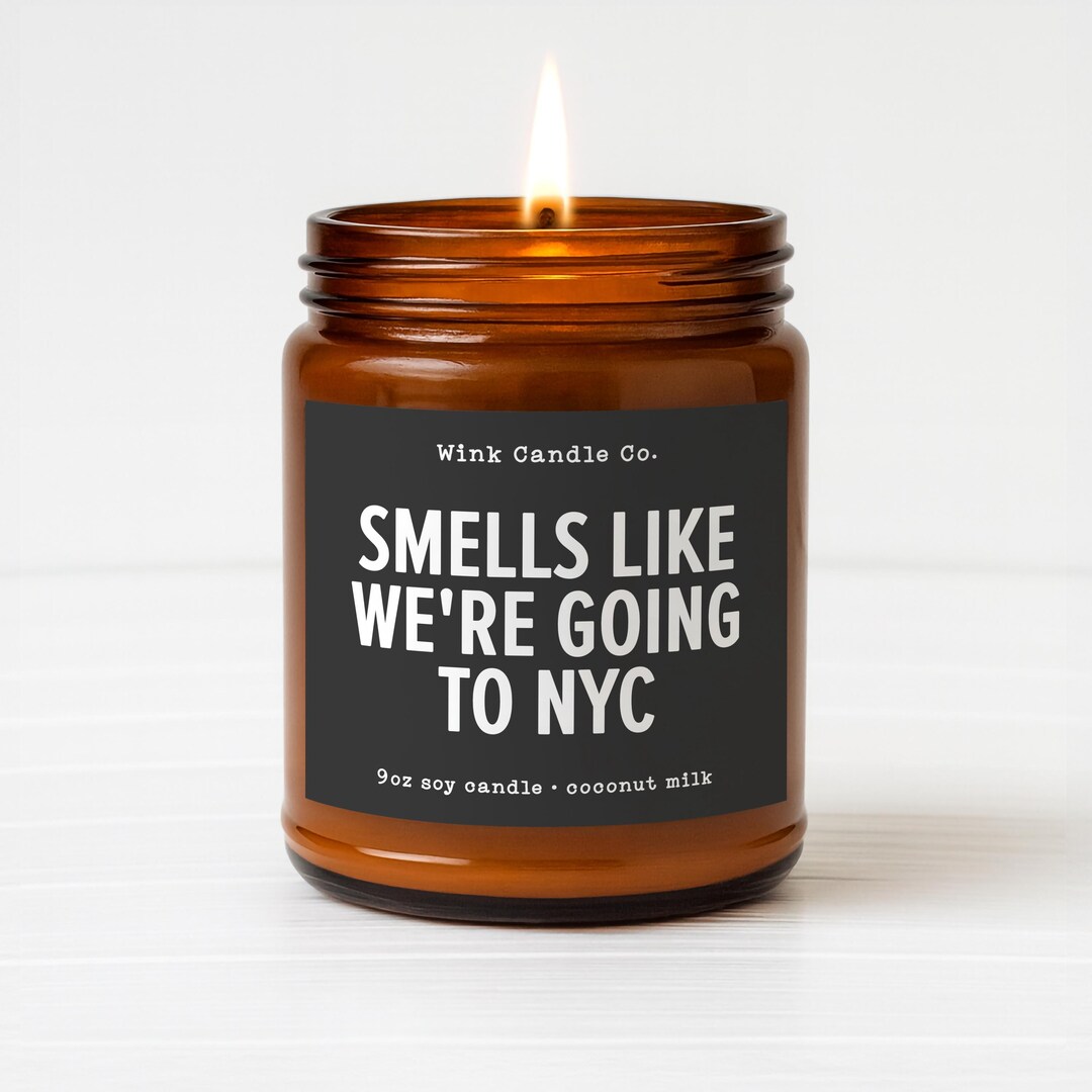 Smells Like We’re Going to NYC | 9oz Scented Soy Candle | Travel Gift ...