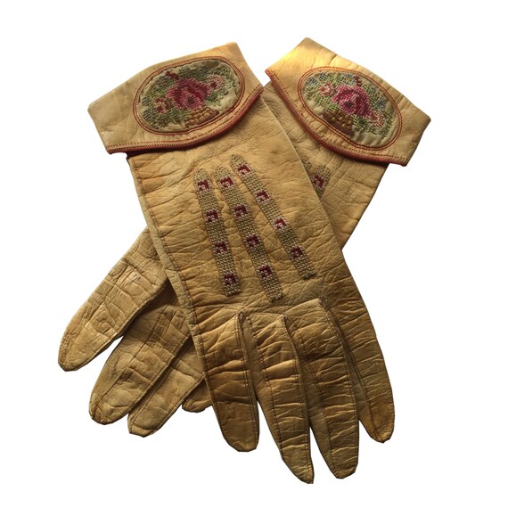 french leather gloves