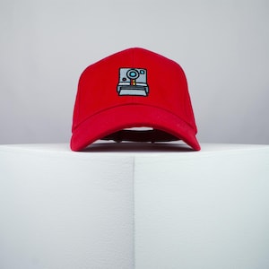 Polaroid Camera Embroidered Baseball Cap Premium Hat SLR Digital Pictures // Hatty Hats