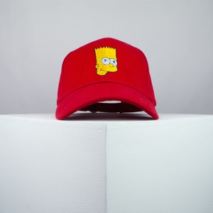 Bart Simpson geborduurde baseballpet / the simpsons / cartoon / marge homer geborduurde patch hoed papa hoed pet // Hatty Hats