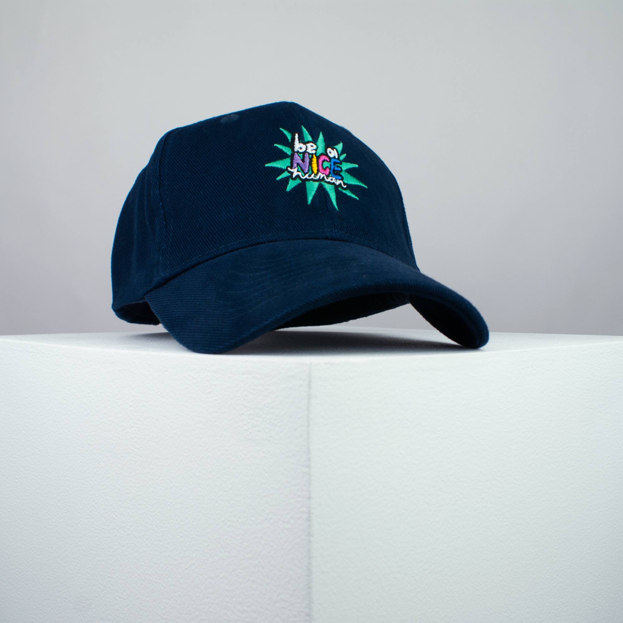 Human Embroidered Baseball Cap 