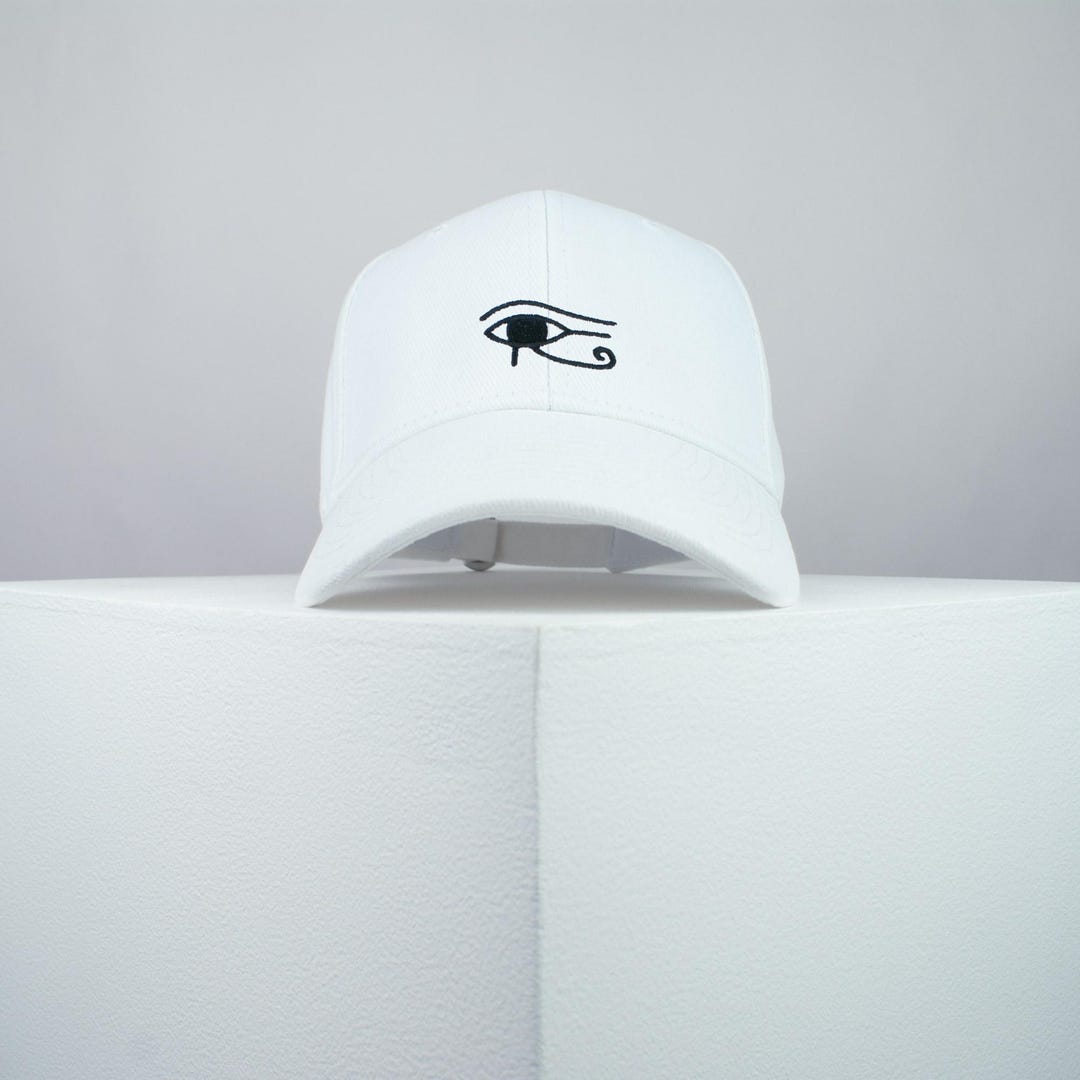 Eye of Horus Ra Embroidered Baseball Cap Premium Hat Egyptian Symbol ...